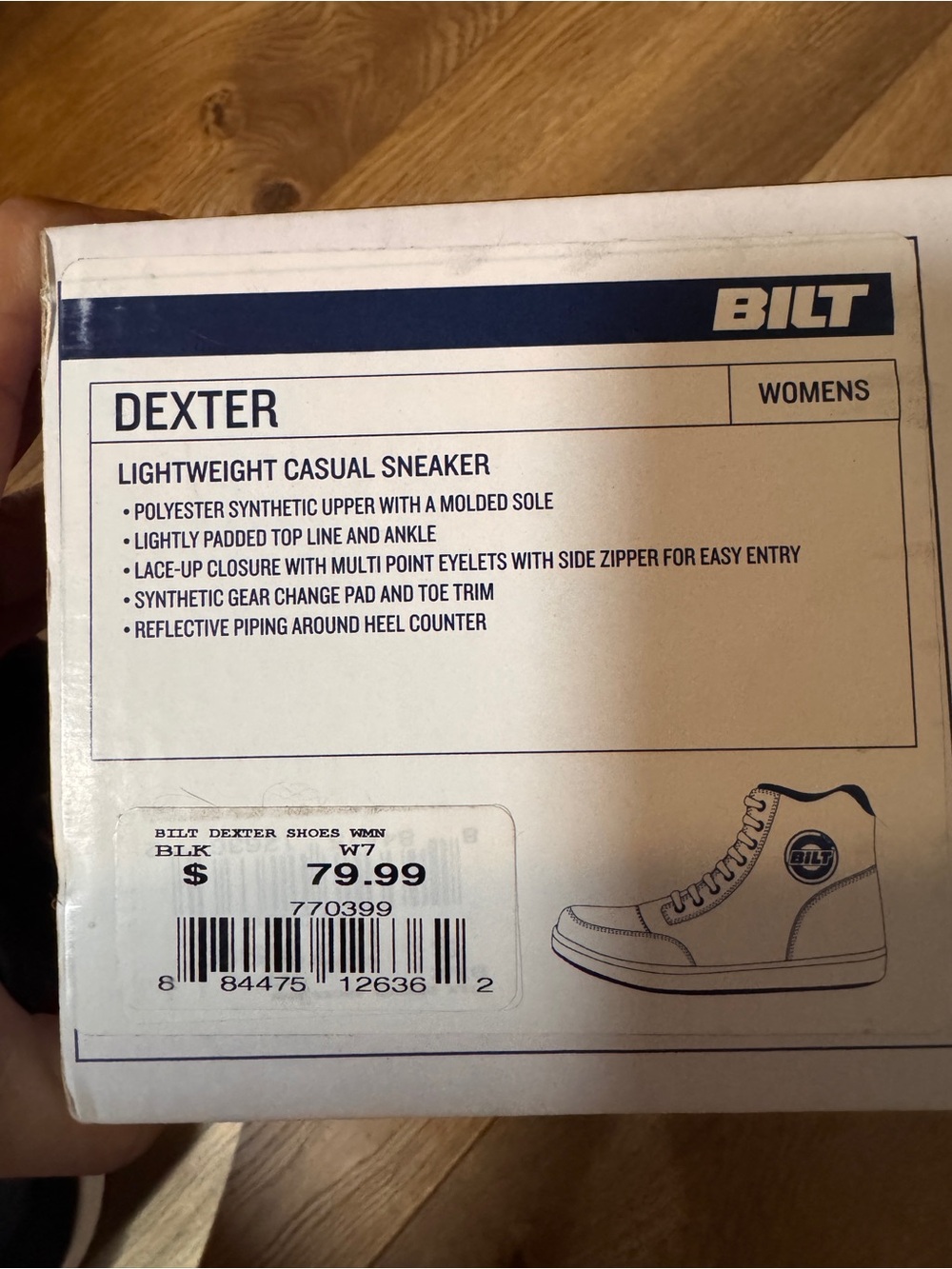 BILT Dexter Women’s Motorcycle ATV Sneakers – Size 7 – New in Box High Tops - Picture 8 of 11
